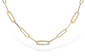 A319-09359: NECKLACE .75 TW (17 INCHES)