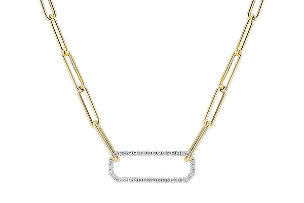 H319-09358: NECKLACE .50 TW (17 INCHES)