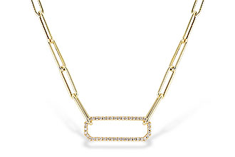H319-09358: NECKLACE .50 TW (17 INCHES)