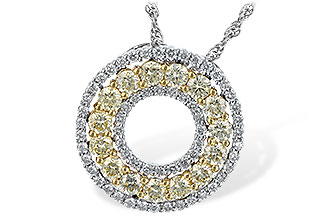 B234-56577: NECK 1.08 YELLOW DIAS 1.55 TW