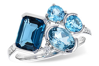 B318-24768: LDS RG 3.08 BLUE TOPAZ TW 3.15 TGW