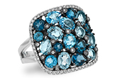 C232-77486: LDS RG 3.67 BLUE TOPAZ 3.94 TGW