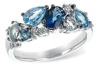 D234-54813: LDS RG 2.05 BLUE TOPAZ 2.16 TGW
