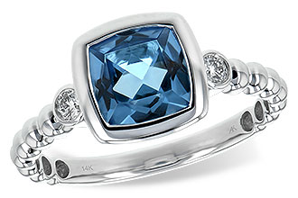 D234-56604: LDS RG 1.57 BLUE TOPAZ 1.65 TGW