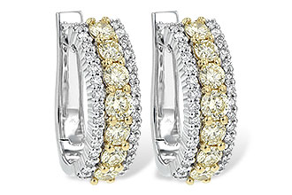 D234-57458: EARR 1.15 YELLOW DIAS 1.55 TW