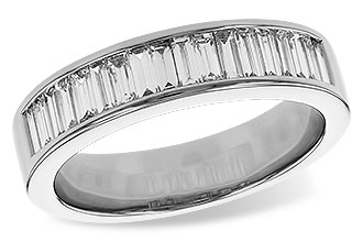 D320-00249: LDS DIA WED RG .70 TW BAGUETTES