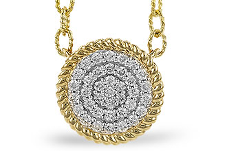 E319-17495: NECKLACE .32 TW (18")