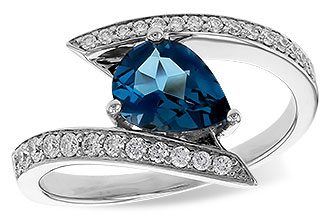 E320-01122: LDS RG 1.04 LONDON BLUE TOPAZ 1.28 TGW (8x6MM)