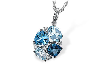 F234-55640: NECK 2.60 BLUE TOPAZ 2.70 TGW