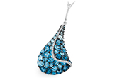 G232-77494: NECK 4.81 BLUE TOPAZ 4.94 TGW