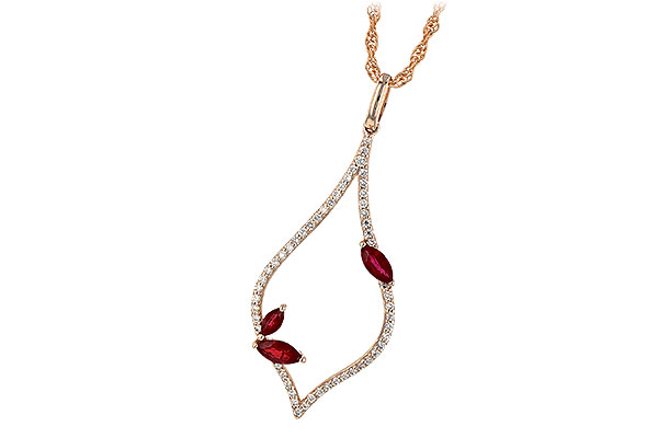 G235-45685: NECK .36 RUBY .56 TGW